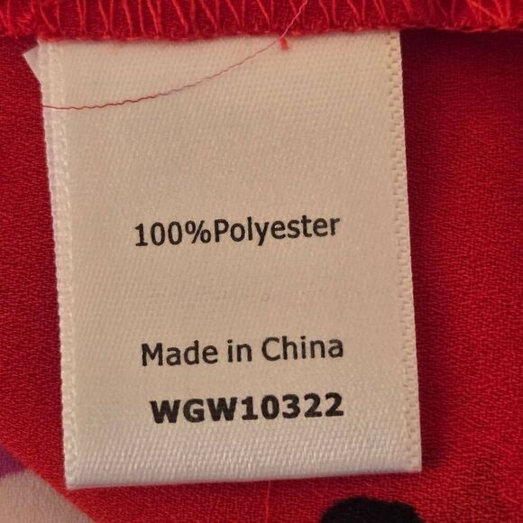 NWT 41 Hawthorn Womens Floral Sleeveless Breyson Pleated Blouse Red Black XXL - Picture 8 of 12